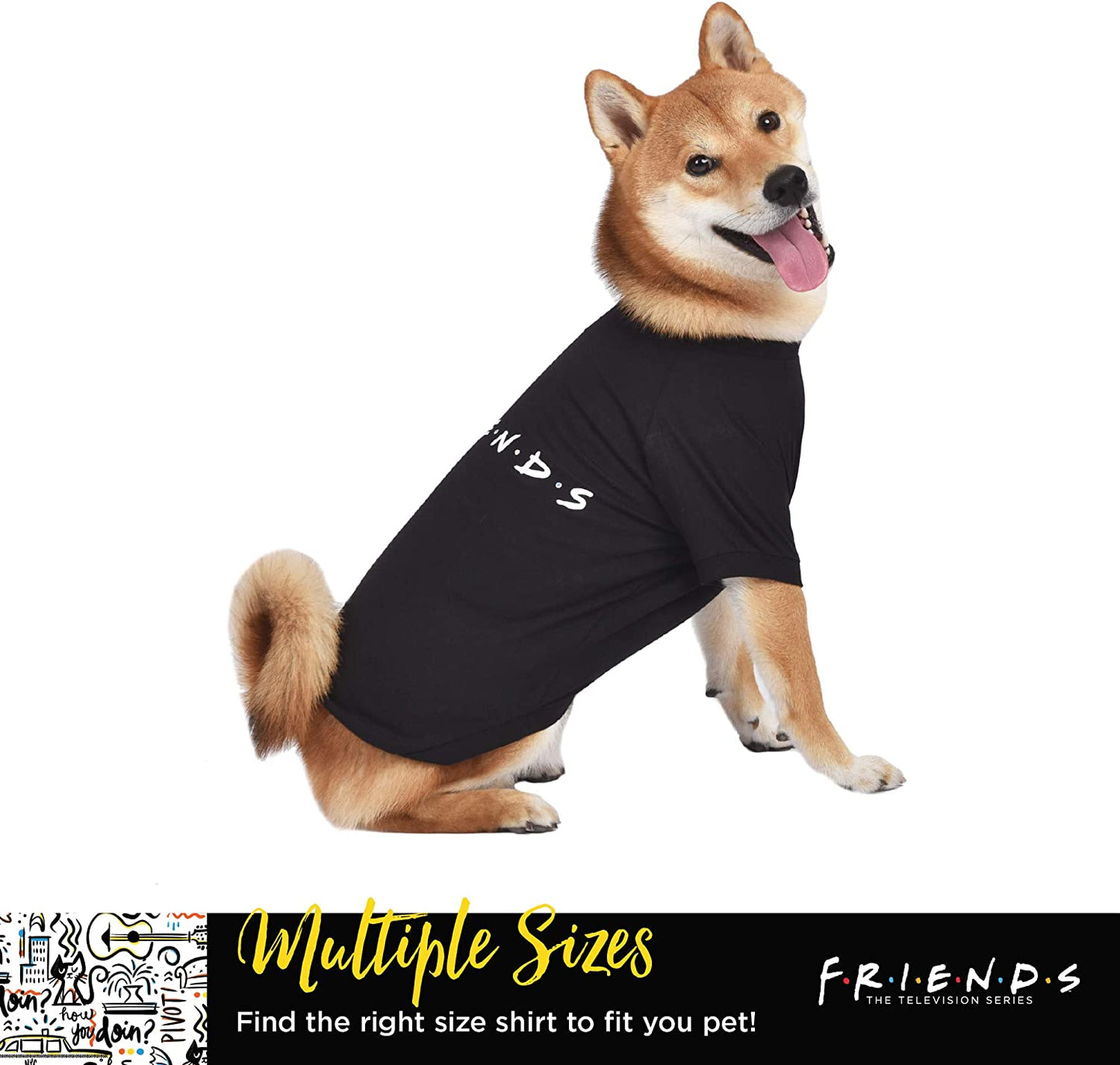 "Friends" TV Show Dog T-Shirt – The Ultimate Fan Gear for Your Pup!