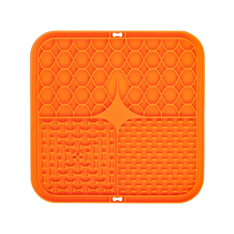 Silicone Lick Mat for Dogs – Slow Feeder & Bath Time Distraction Pad!