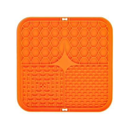 Silicone Lick Mat for Dogs – Slow Feeder & Bath Time Distraction Pad!