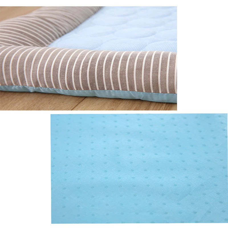 Ultra-Cool Pet Bed – Ice Silk Cooling Mat for Dogs & Cats | Soft, Breathable & Perfect for Summer Comfort!