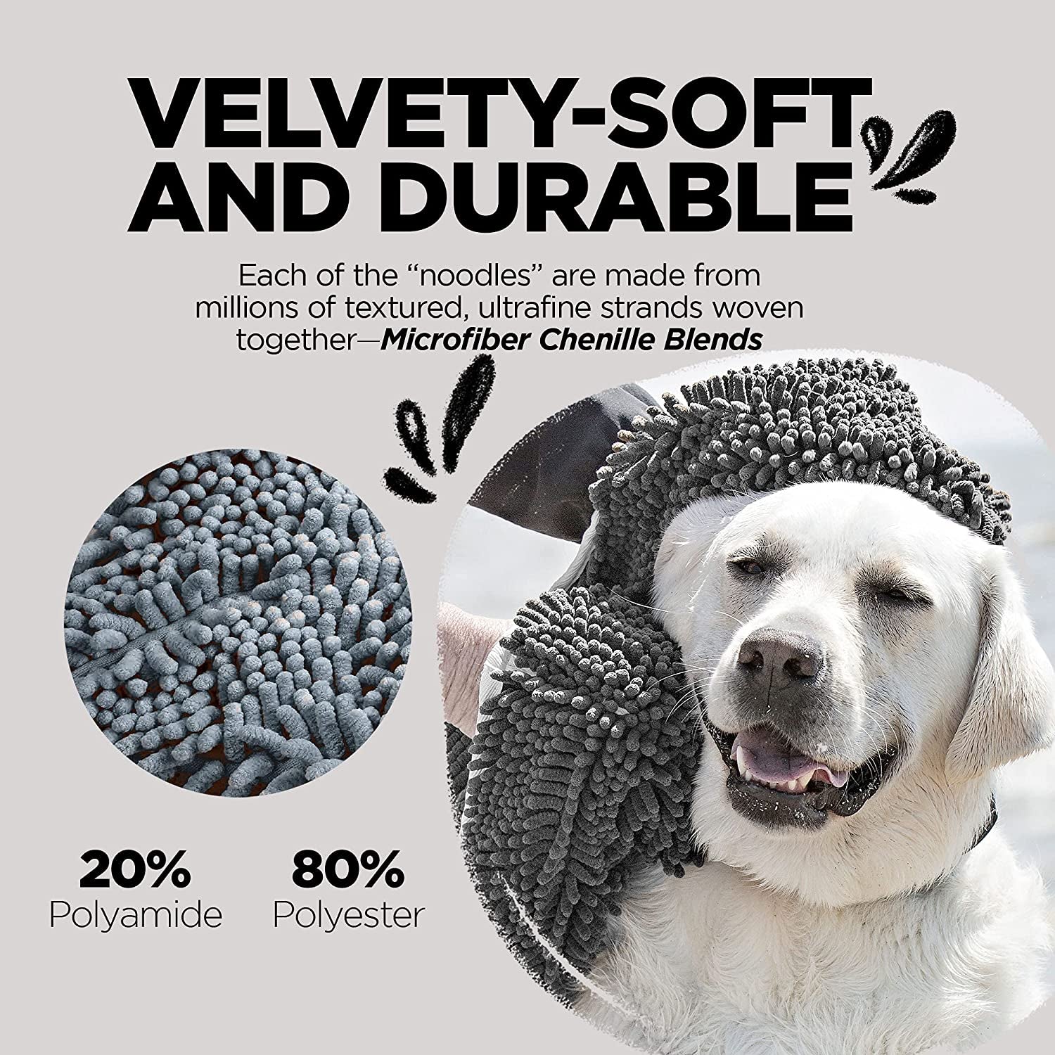 Soggy Doggy Super Shammy – The Ultimate Fast-Drying Towel for Wet & Muddy Pups!