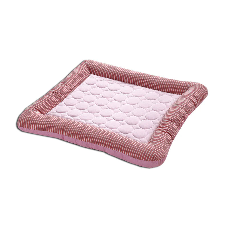 Ultra-Cool Pet Bed – Ice Silk Cooling Mat for Dogs & Cats | Soft, Breathable & Perfect for Summer Comfort!