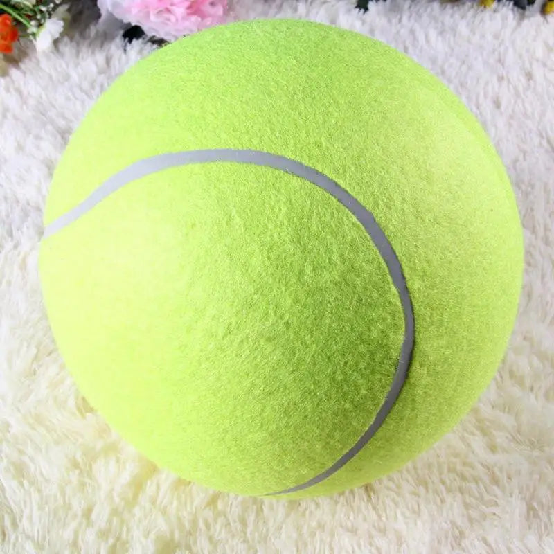 Super Thick Giant Tennis Ball – The Ultimate Playtime Toy for Dogs & Sports Fans!