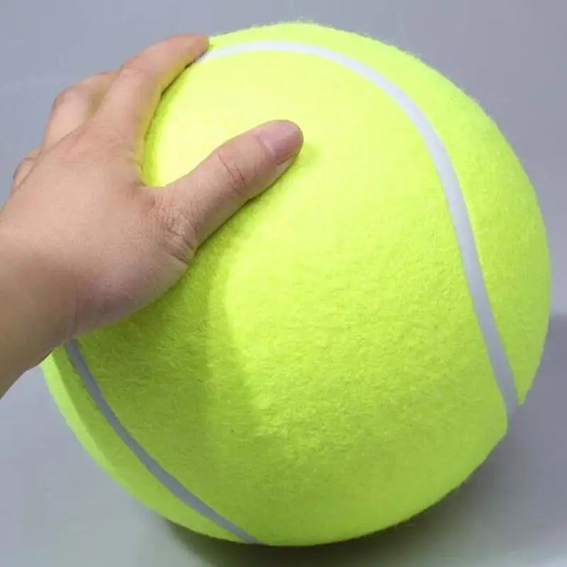 Super Thick Giant Tennis Ball – The Ultimate Playtime Toy for Dogs & Sports Fans!