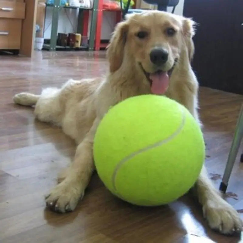 Super Thick Giant Tennis Ball – The Ultimate Playtime Toy for Dogs & Sports Fans!