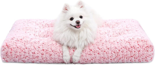 Ultra-Plush Washable Dog Bed – Soft & Comfy Crate Mat with Anti-Slip Base | Perfect for Small to Jumbo Breeds