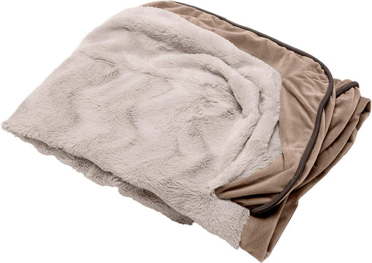 Luxurious Plush Dog Bed Cover – Soft Velvet Waves Sofa-Style | Machine Washable & Perfect Fit