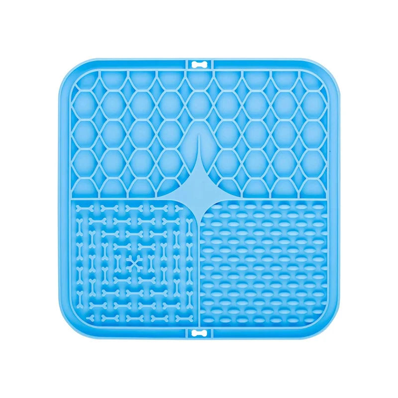 Silicone Lick Mat for Dogs – Slow Feeder & Bath Time Distraction Pad!