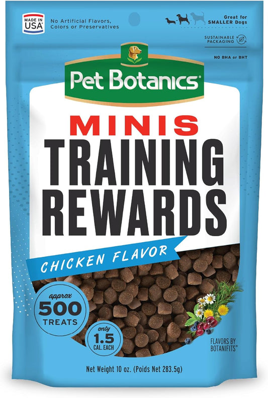 500 Mini Training Treats – Soft & Chewy Chicken Bites for Rewarding Good Behavior | Trainer-Approved!