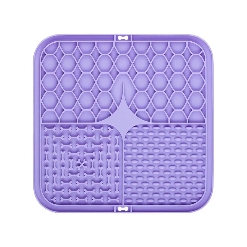 Silicone Lick Mat for Dogs – Slow Feeder & Bath Time Distraction Pad!