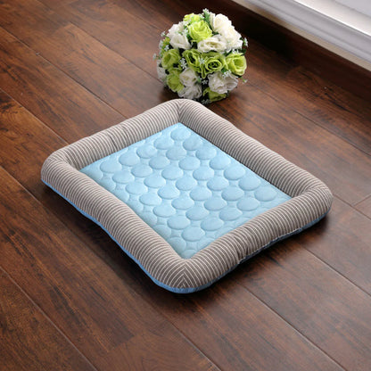 Ultra-Cool Pet Bed – Ice Silk Cooling Mat for Dogs & Cats | Soft, Breathable & Perfect for Summer Comfort!