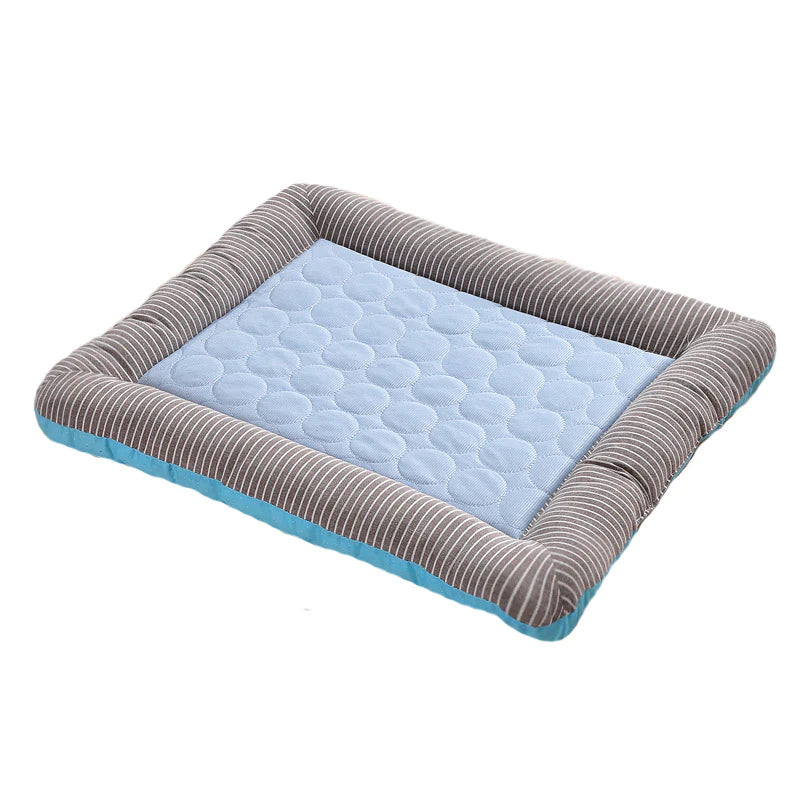 Ultra-Cool Pet Bed – Ice Silk Cooling Mat for Dogs & Cats | Soft, Breathable & Perfect for Summer Comfort!